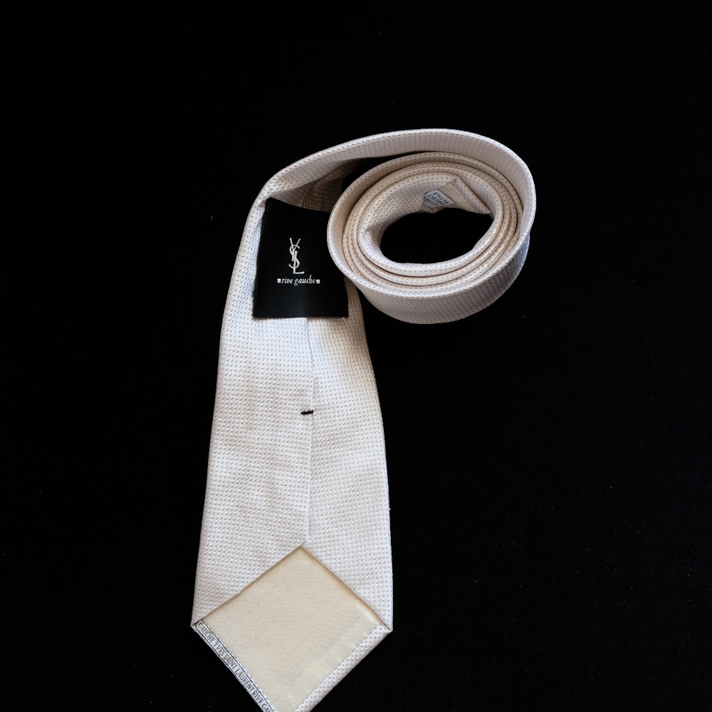 Ysl Rive Gauche Silk Tie - image 6